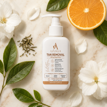 Azeneia Tan Removal Cream | Visibly Reduces Tan in 14 Days | All Skin Types | 100ml
