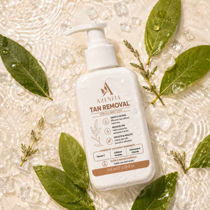 Azeneia Tan Removal Cream | Visibly Reduces Tan in 14 Days | All Skin Types | 100ml