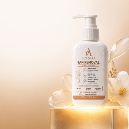 Azeneia Tan Removal Cream | Visibly Reduces Tan in 14 Days | All Skin Types | 100ml